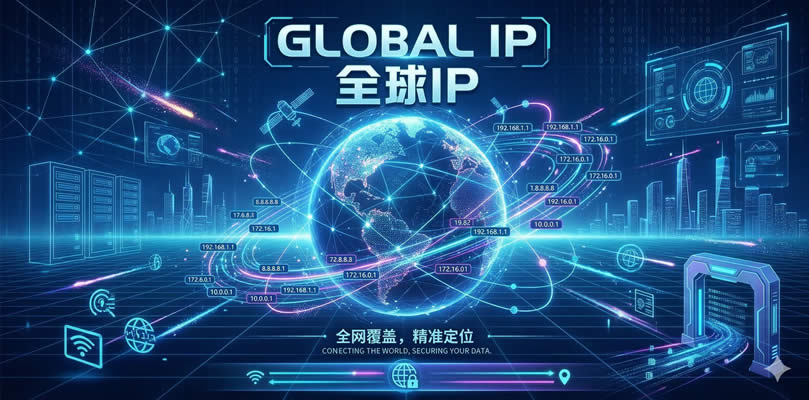 全球IP资源网络分布图