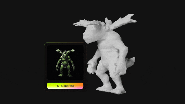 AI生成3D模型发展到哪了？Meshy-2更好的几何、贴图、风格控制
